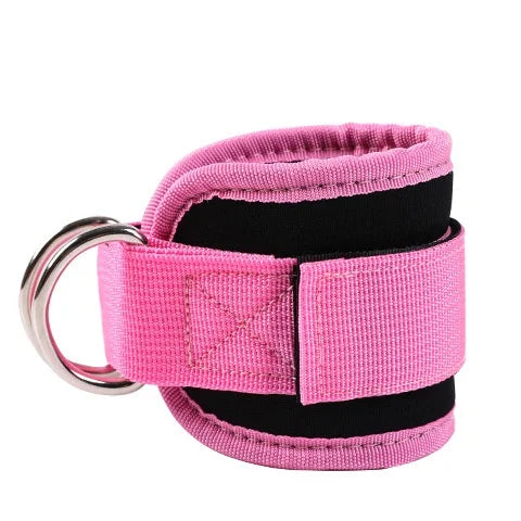 1/2pcs Ankle Straps 2 D-ring Adjustable Ankle Weight Bearing Fitness Yoga Dance Leg Strength Training Straps For Adults And Kids