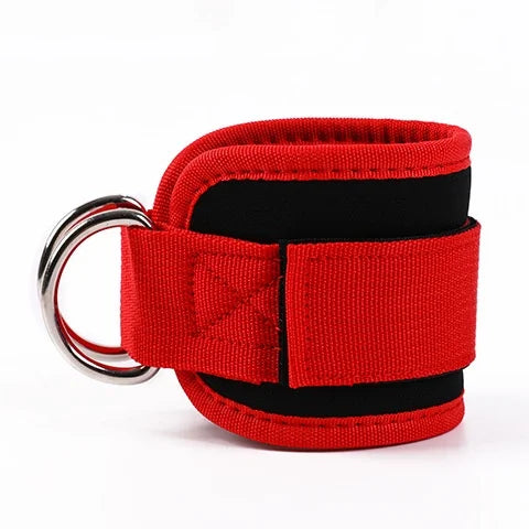 1/2pcs Ankle Straps 2 D-ring Adjustable Ankle Weight Bearing Fitness Yoga Dance Leg Strength Training Straps For Adults And Kids