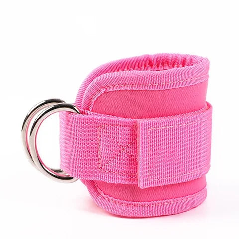 1/2pcs Ankle Straps 2 D-ring Adjustable Ankle Weight Bearing Fitness Yoga Dance Leg Strength Training Straps For Adults And Kids