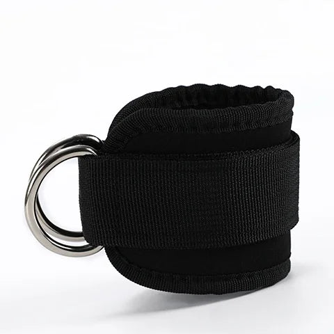 1/2pcs Ankle Straps 2 D-ring Adjustable Ankle Weight Bearing Fitness Yoga Dance Leg Strength Training Straps For Adults And Kids