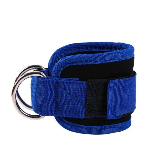 1/2pcs Ankle Straps 2 D-ring Adjustable Ankle Weight Bearing Fitness Yoga Dance Leg Strength Training Straps For Adults And Kids