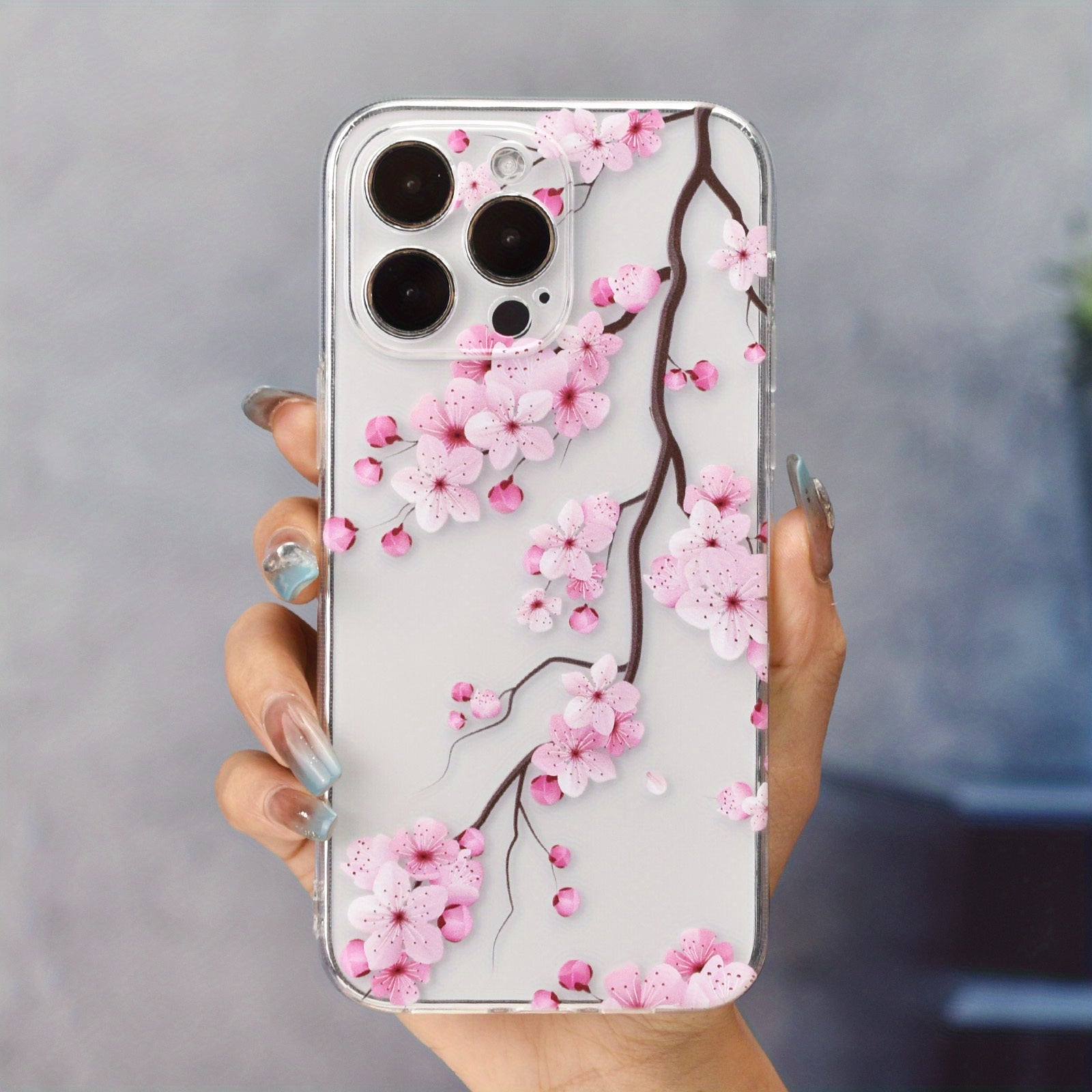 Flowers Pattern Design Shockproof Slim Protective Cove Anti-Fall Sleeve Phone Case Camera Lens All Inclusive Protecion Phone Soft Shell For IPhone7/8/11/ 12/13/14/X/XR/Xs/Plus/Pro/Pro Max/SE2/mini Series